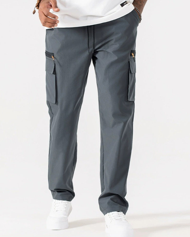 Bukser Løse Avslappede Flerlomme Cargo