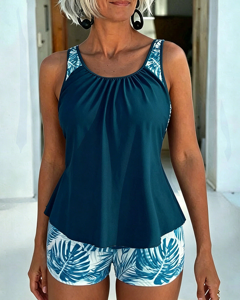 Tankini Casual Trykt Todelt