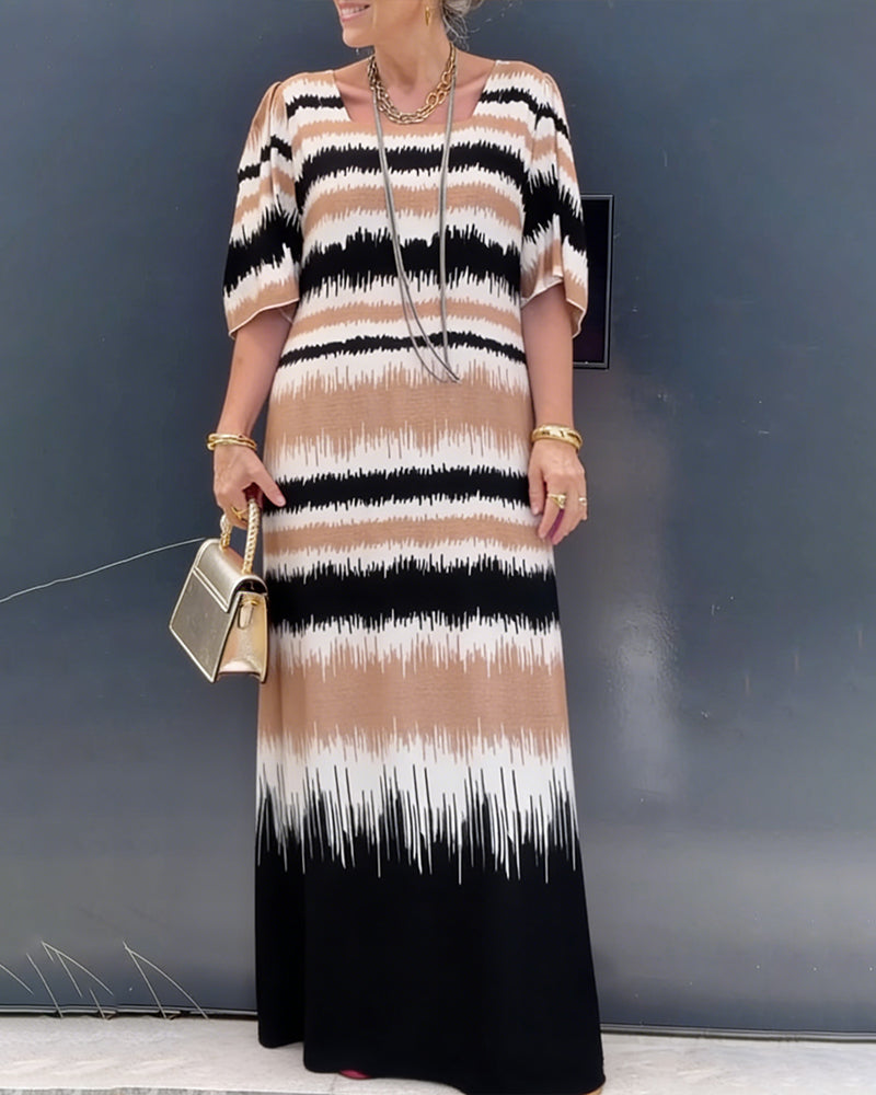 Kjole Gradient Trykk GOLVLANG