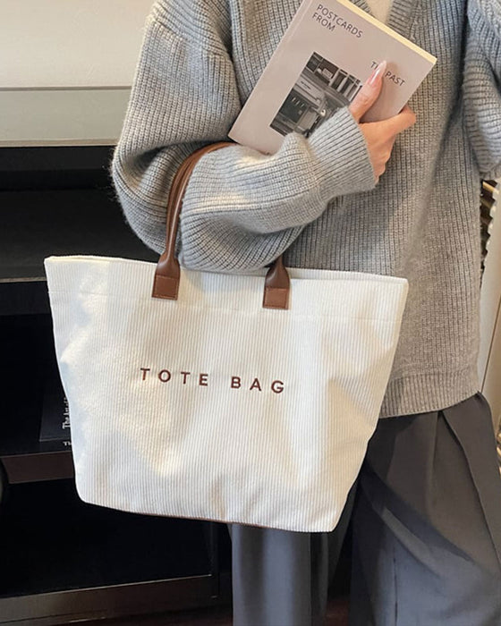 Veske Bokstavtrykk Tote