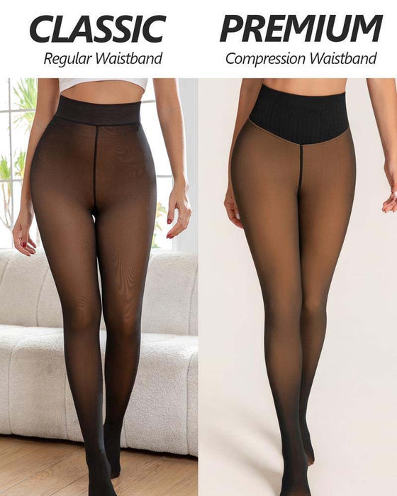 Fôrede Shaping-Leggings Med Én Søm