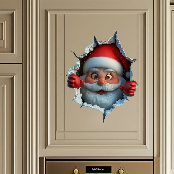 Julenisse Veggklistremerke Sett