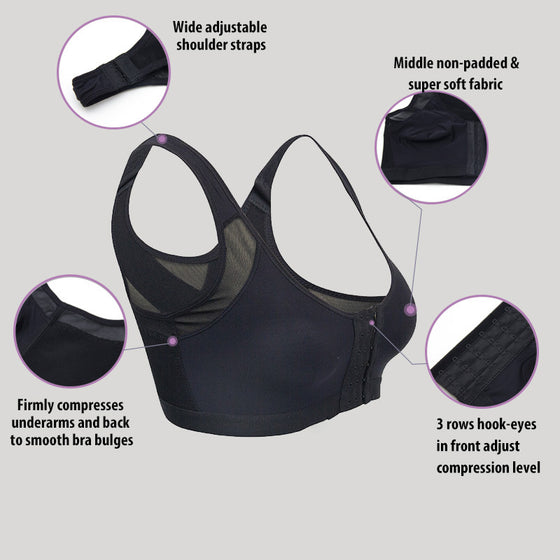 🔥Pustende Løftende Bomulls-Bh