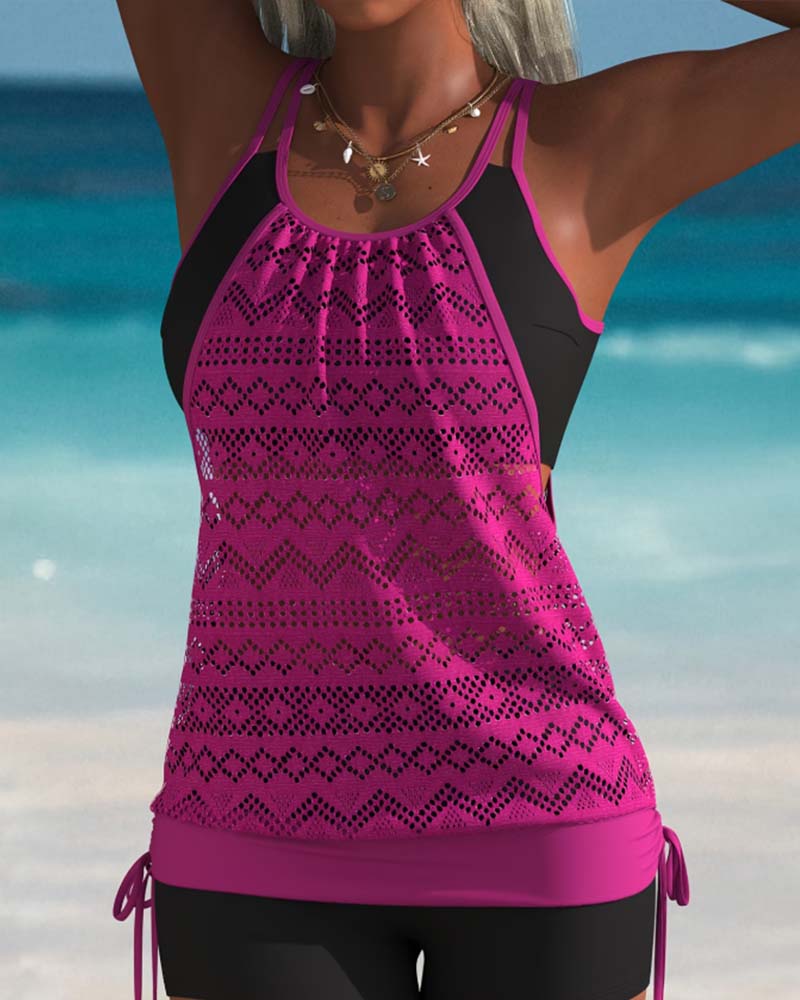 Tankini Hul Ut Tank Topp
