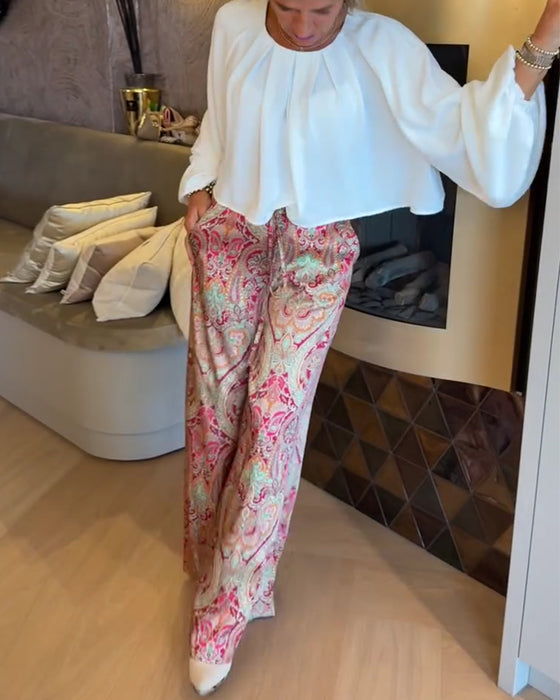 Bluse Fransk Pufferme Kort