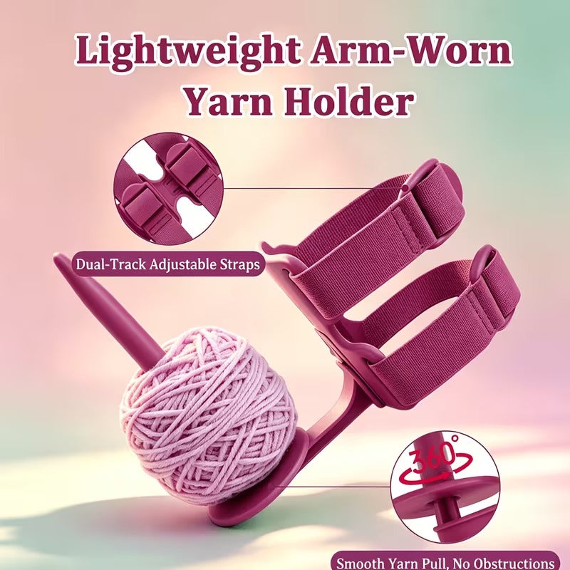 Strikking & Hekling Justerbar Garnholder For Arm
