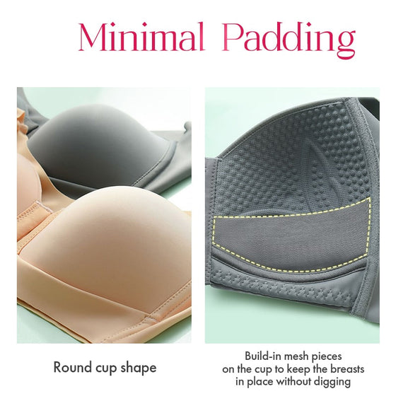 Sømløs frontlukking Trådfri Push Up BH