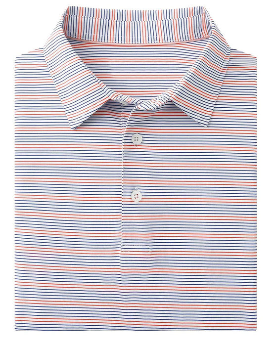 T-Skjorte Krager Blå Og Hvit Fin Stripe