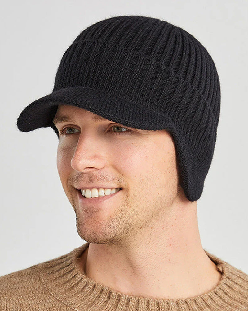 Hatt Utendørs Riding Elastisk Varm Ørebeskyttelse Strikket