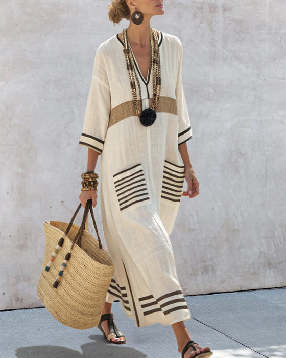 Feriekontrast Løs Kjole