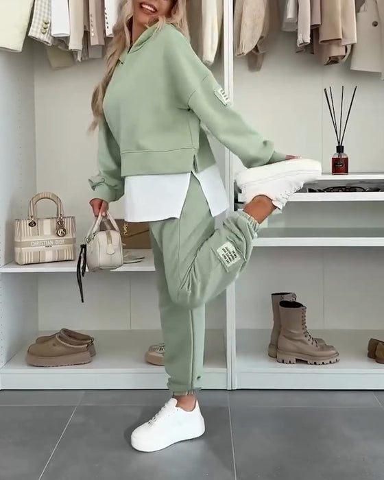 Sett Casual Hettegenser Og Bukser