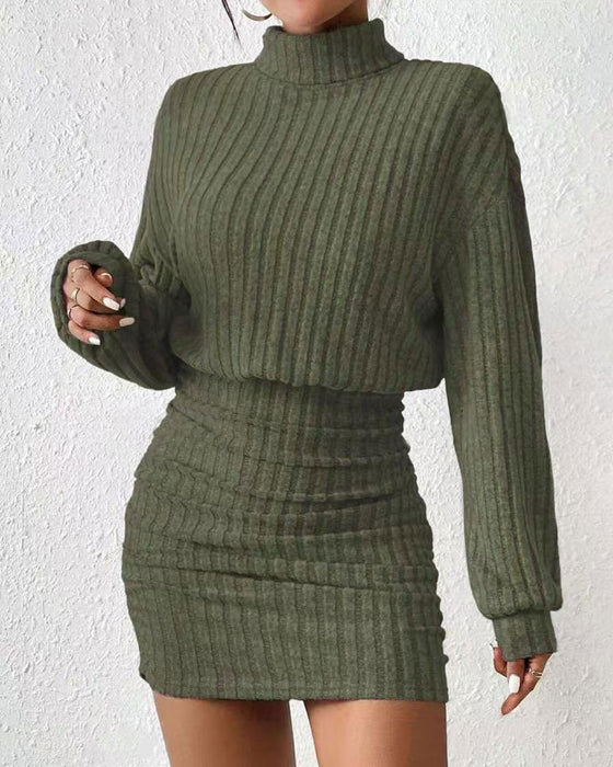 Ribbet Polokjole I Bodycon-Modell