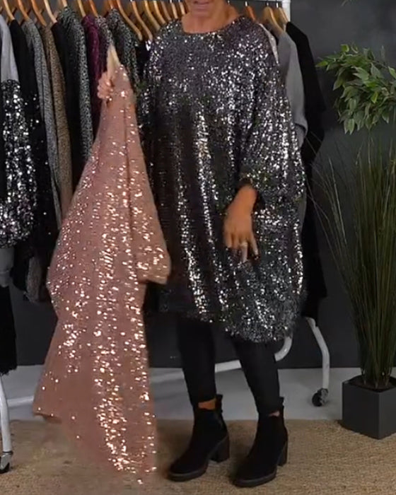 Ferie løs paljettkjole