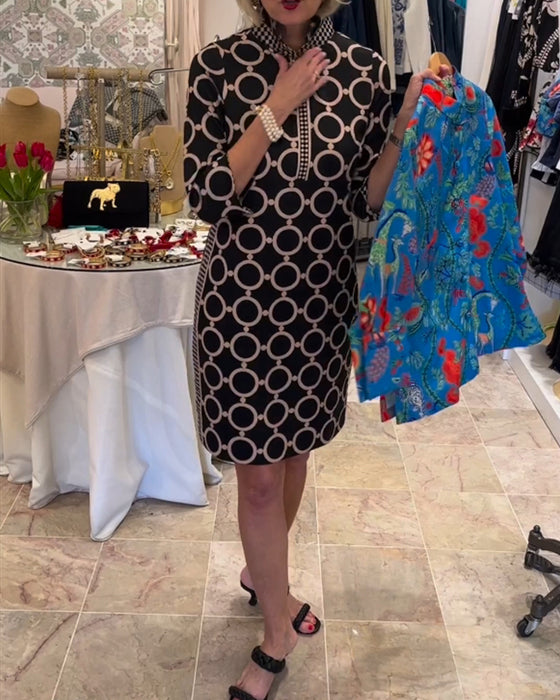 Prikkete kjole for kvinner