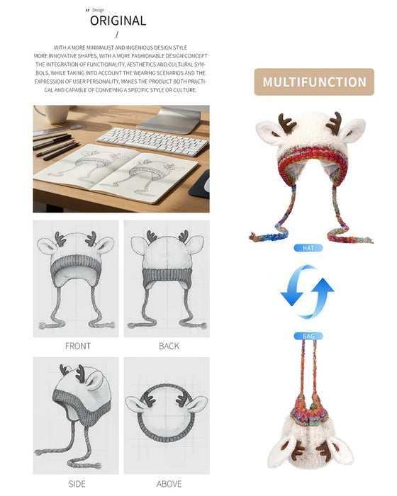 Original Design Festlig Jul Antlerhatt
