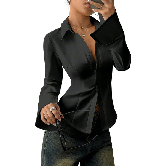 Eleganst Slim-Fit DameSkjorte