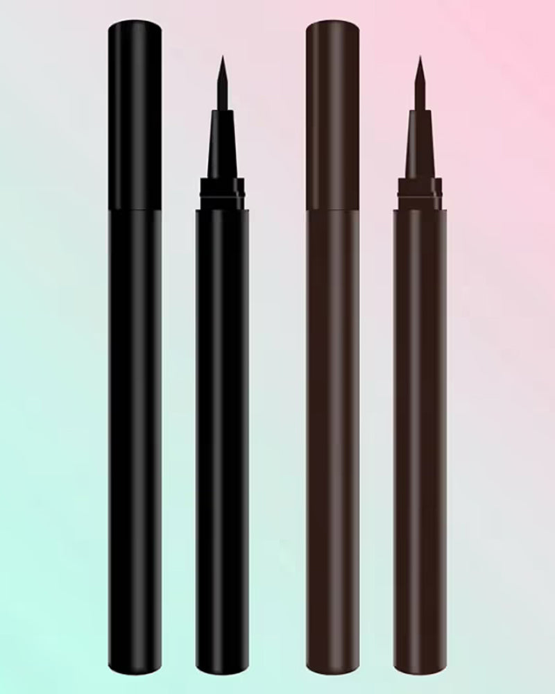 Flytende Eyeliner Vanntett Ultra Tynn Spiss Rasktørkende