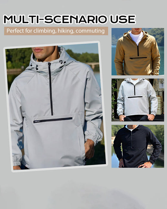 Herres Vindtett Og Vanntett Utendørsjakke