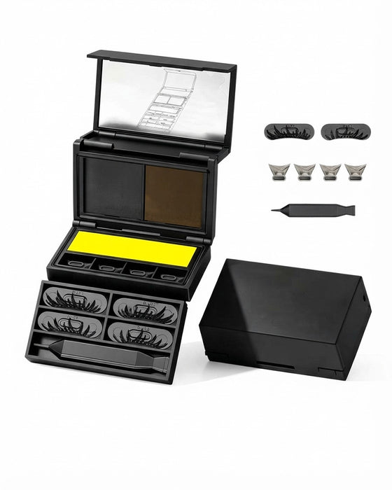 3-I-1 Eyeliner Og Vipperstempel-Sett