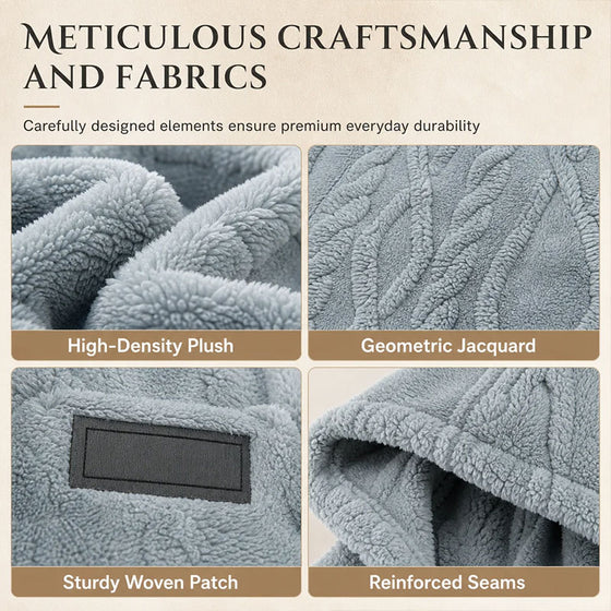 Menn Vinter Jacquard Mønster Hoodie