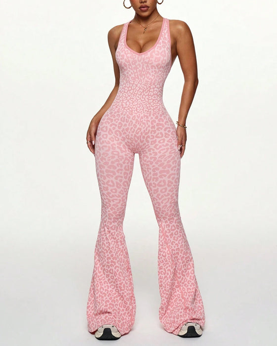 Formende Leopardtreningsoverall