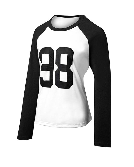 T-Skjorte Casual Raglanerm