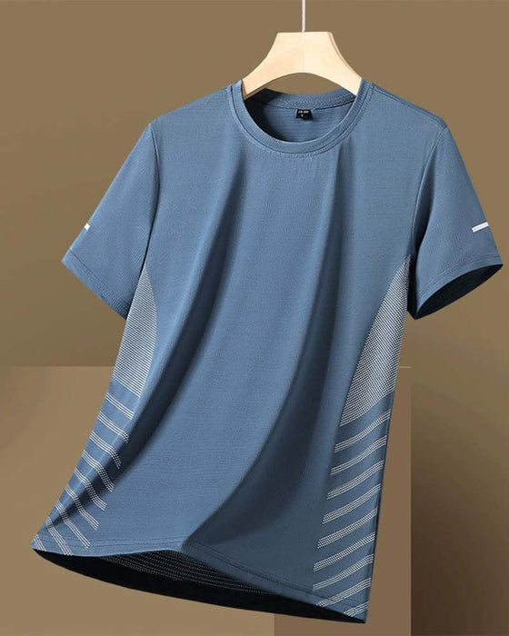 T-Shirt Side Stripe Herre Is Silke