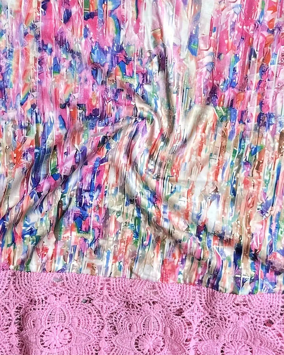 Bluse Fargerik Trykt Mote Street