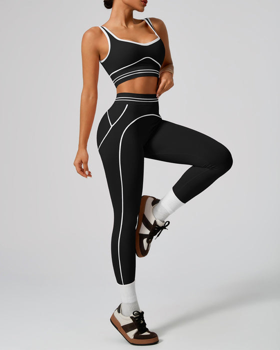 Set Sport Tank Høy Midje Yoga