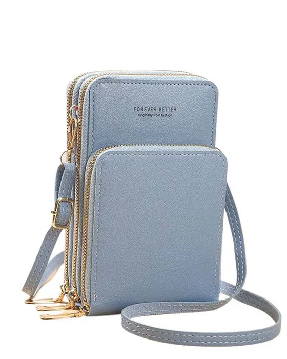 Ensfarget Fashion Crossbody Telefonveske