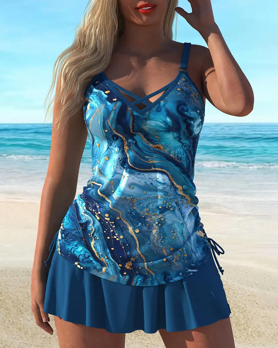 Tankini Strandresort Trykk