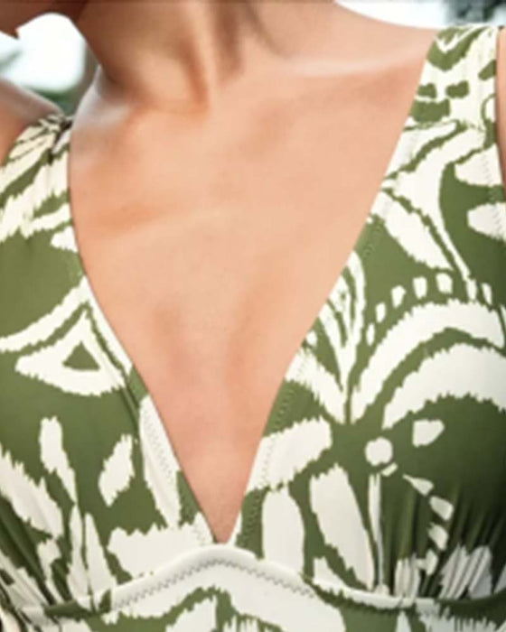 One-Piece Botanisk Trykk Twist