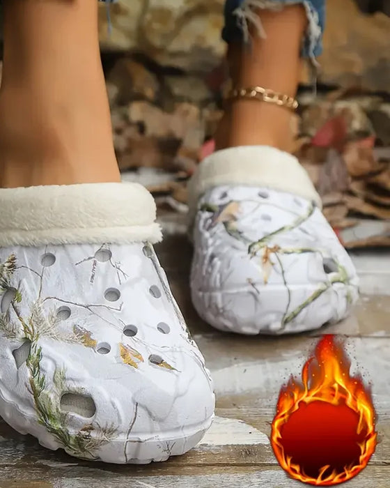 Tøfler stilig mønster anti-skli