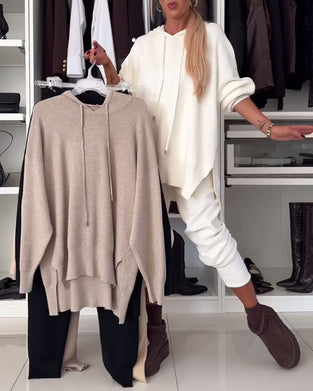 Todelt sett - ensfarget genser og bukse