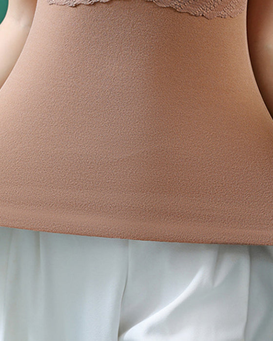 Vest Dobbeltsidig Børstet Fløyel Termisk Med Brystlomme