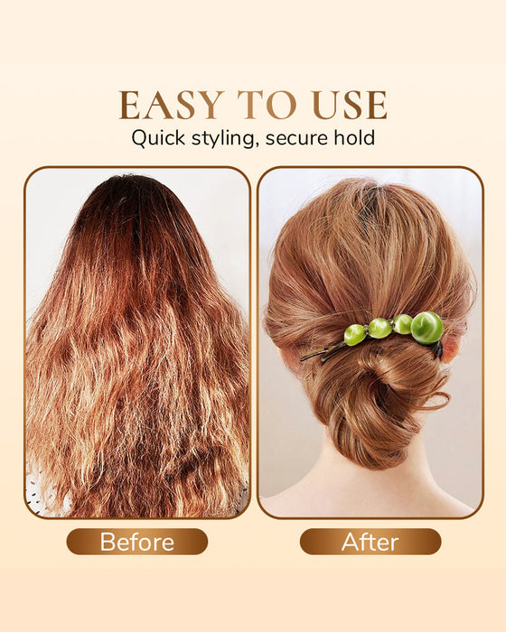 Elegant Hårklemme For Bakoverfrisyrer