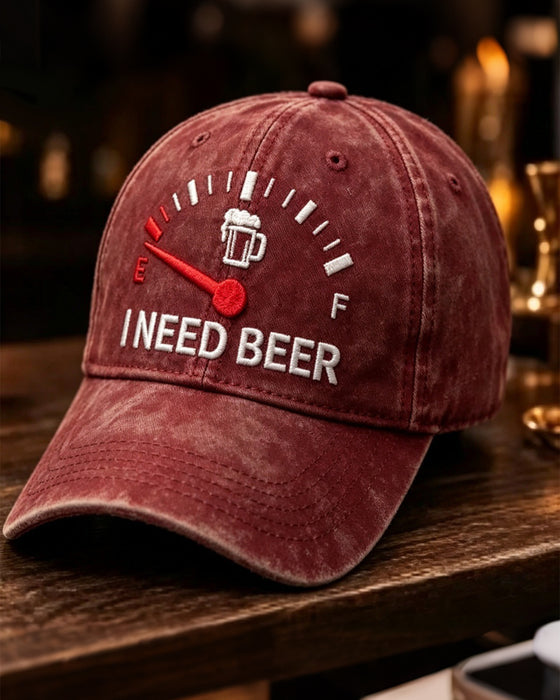 Dashboard Øl Brodert Baseball Caps