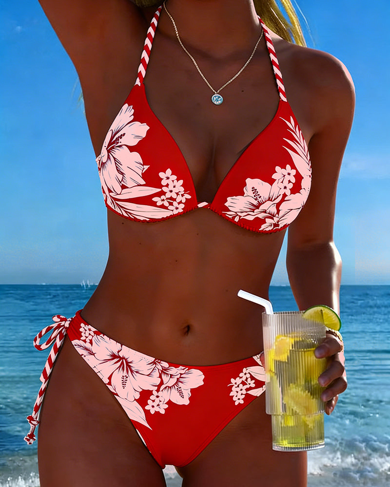 Bikini Enkel Sexy Halter Hals