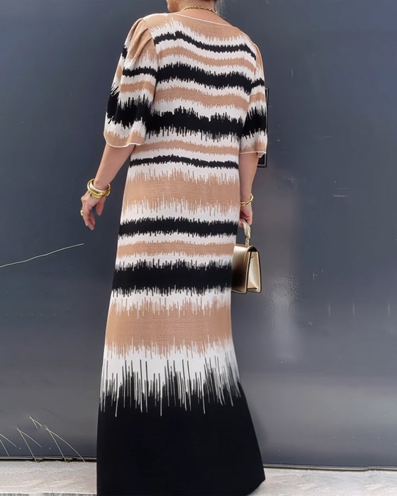 Kjole Gradient Trykk GOLVLANG