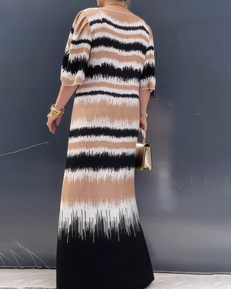 Kjole Gradient Trykk GOLVLANG