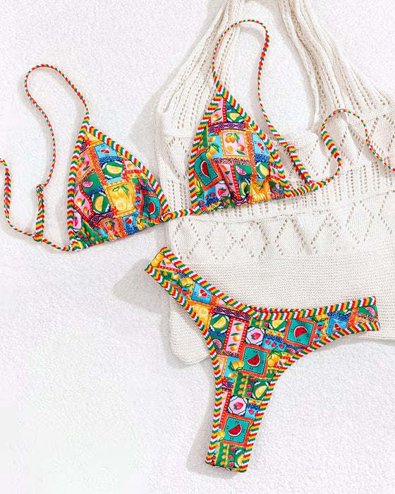 Bikini Sexy Frukt Mønster