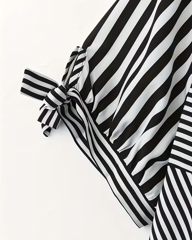 Kjole Stripet Uregelmessig