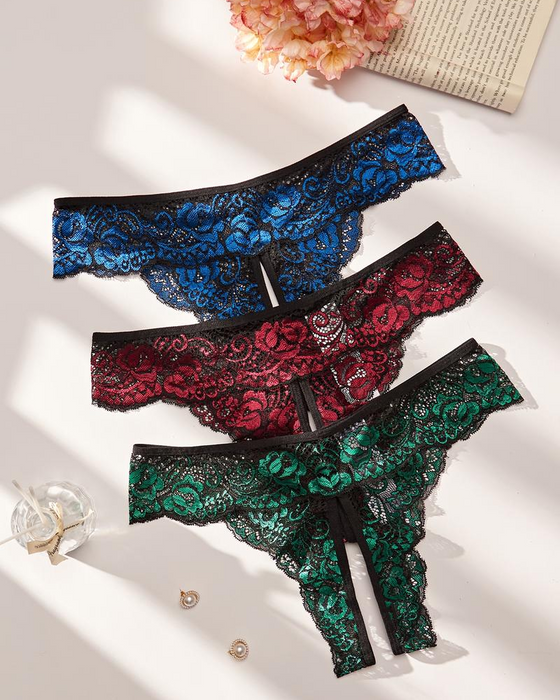 Dames Myk Komfortabel Pustende Blonder Truse For Alle Årstider