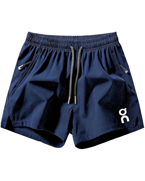 Shorts Løs Avslappnet Dragsnor Elastisk Midje