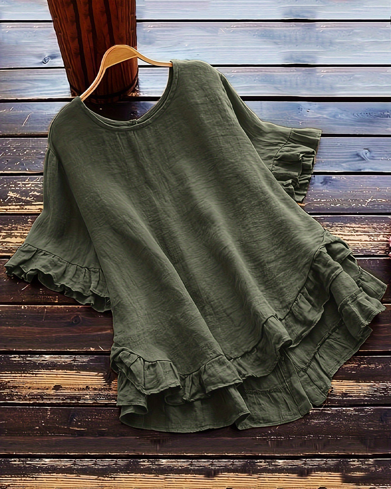 Topp Ensfarget Løs Rysj