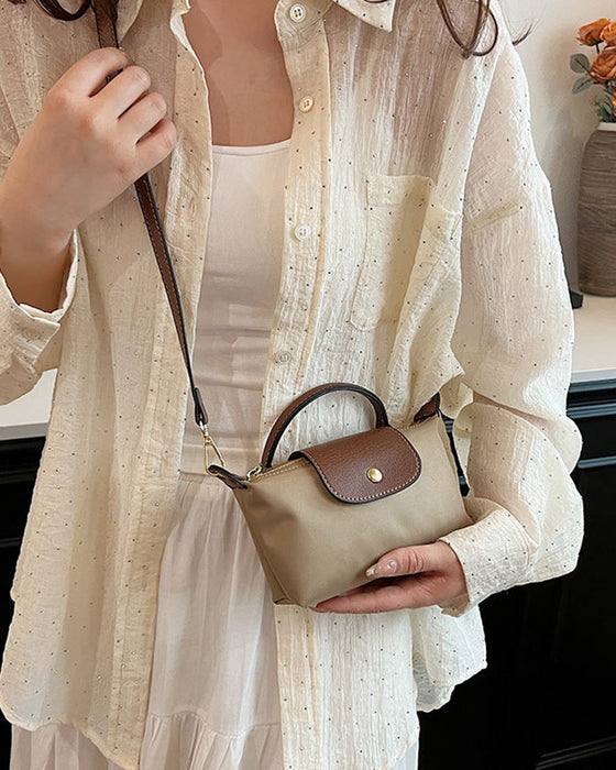 Veske Dame Enkel Flapp Crossbody