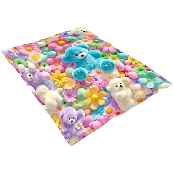 Teppe Søt Plush 3D Pledd