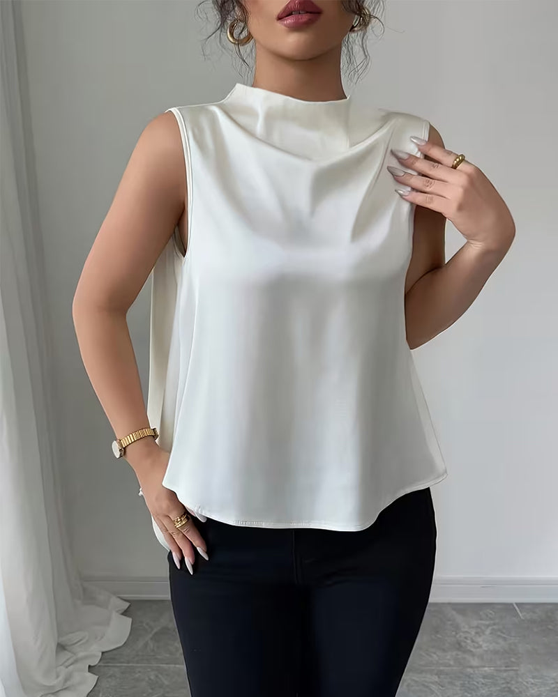 Tank Top Asymmetrisk V-Rygg Design