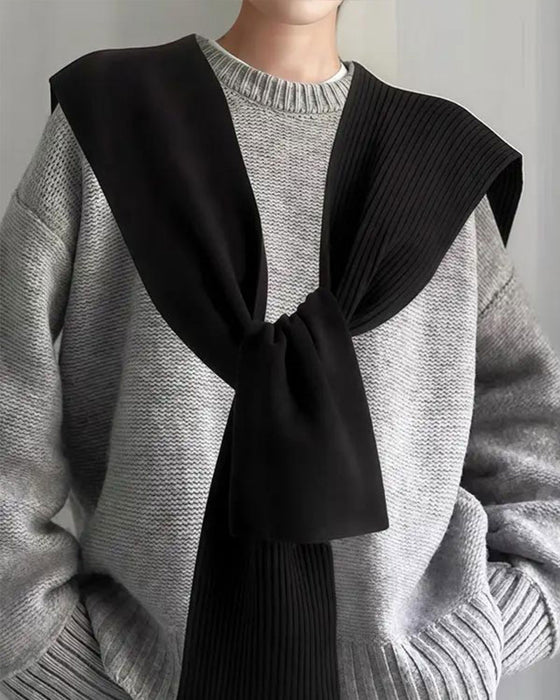 Sjal Skjerf Casual Allsidig Ensfarget For Kvinner