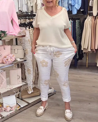 Bukser avslappet trykk snøring